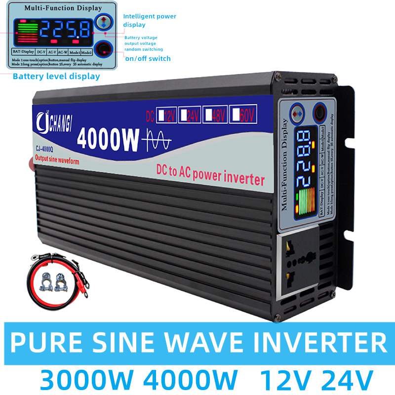 Inverter Pure Sine Wave 60Hz 120V 3000W - Nguyên Chất Sóng Sin Inverter 12V