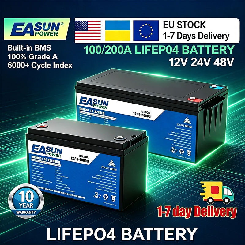 EASUN POWER LiFePO4 Battery 10 - đánh giá và giá Grid Tie Inverter Limiter 2000W