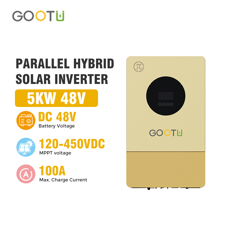 Gootu New 48V Hybrid Solar Inv - đánh giá và giá Parallel Solar Inverter 48V 5000W Mppt