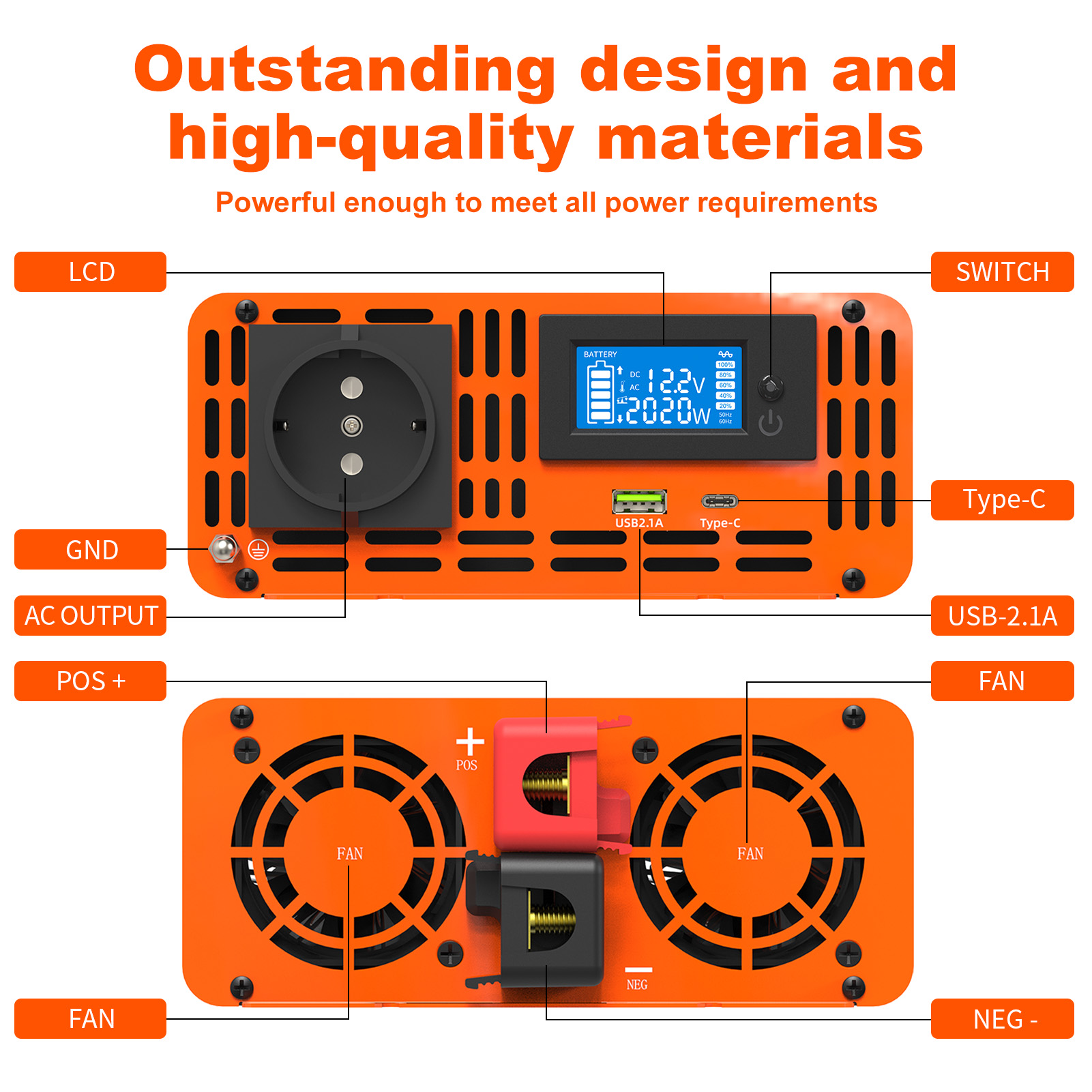 Peak 4000W 12v 24V 48V Dc to A - đánh giá và giá Power Inverter 12V 220V 4000W Continuous
