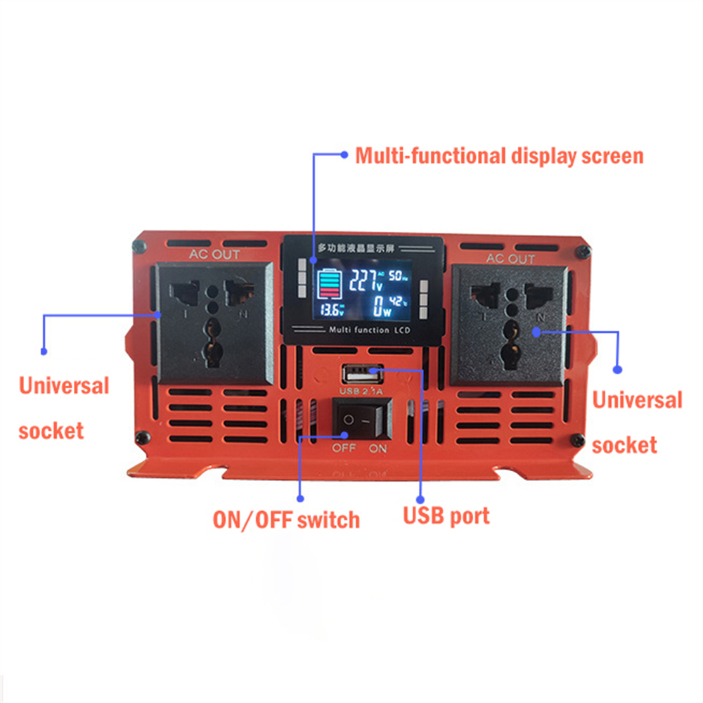 Pure Sine Wave 3500W 5000W 650 - đánh giá và giá Pure Sine Wave Inverter 5000W 48V 220V